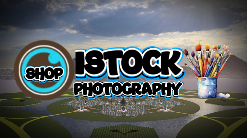 "Futuristic sustainable city surrounded by mountains and water"