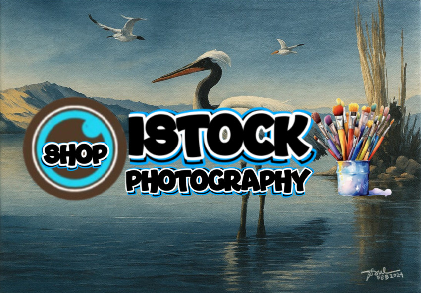 Storks On Lake Toba 1