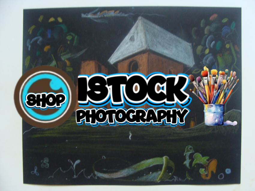 a blue dragon and some buildings of his cultural still not devolped culture