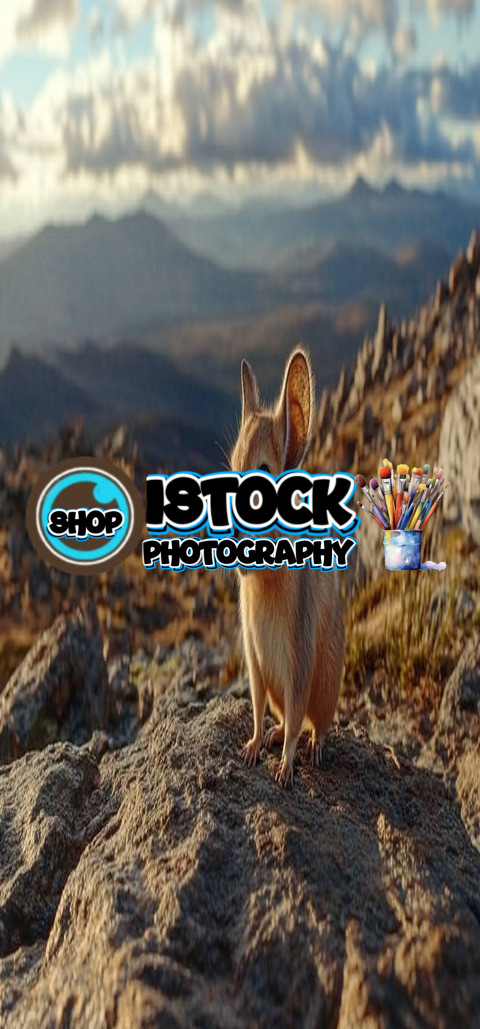 Chinchilla in the Andes mountains