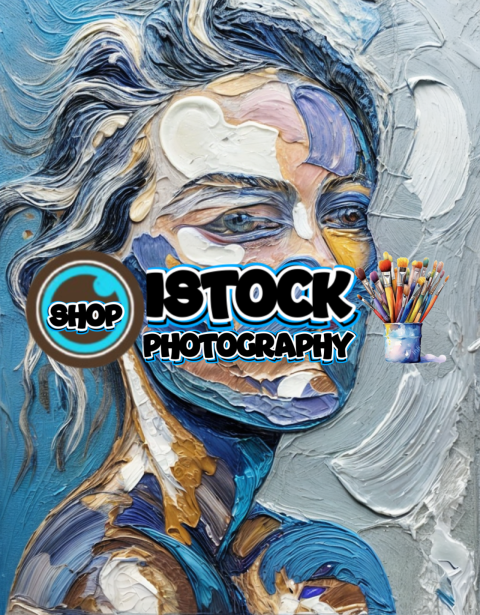 322 abstracto retrato mujer 60 38