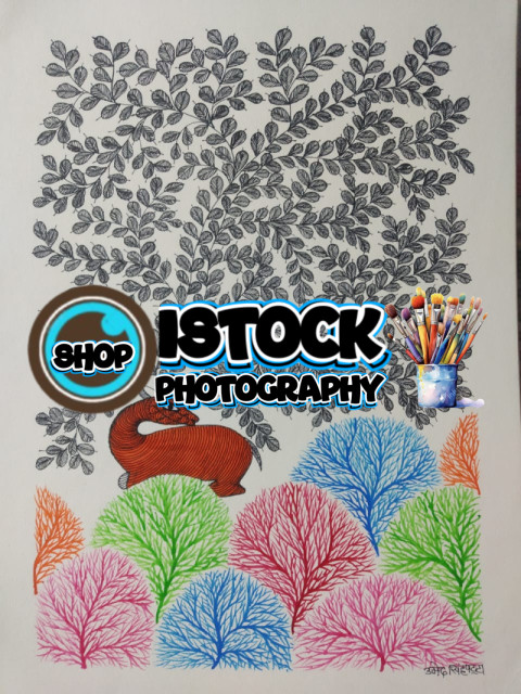 deer walking in forest