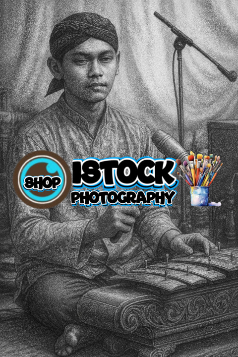 Young gamelan players