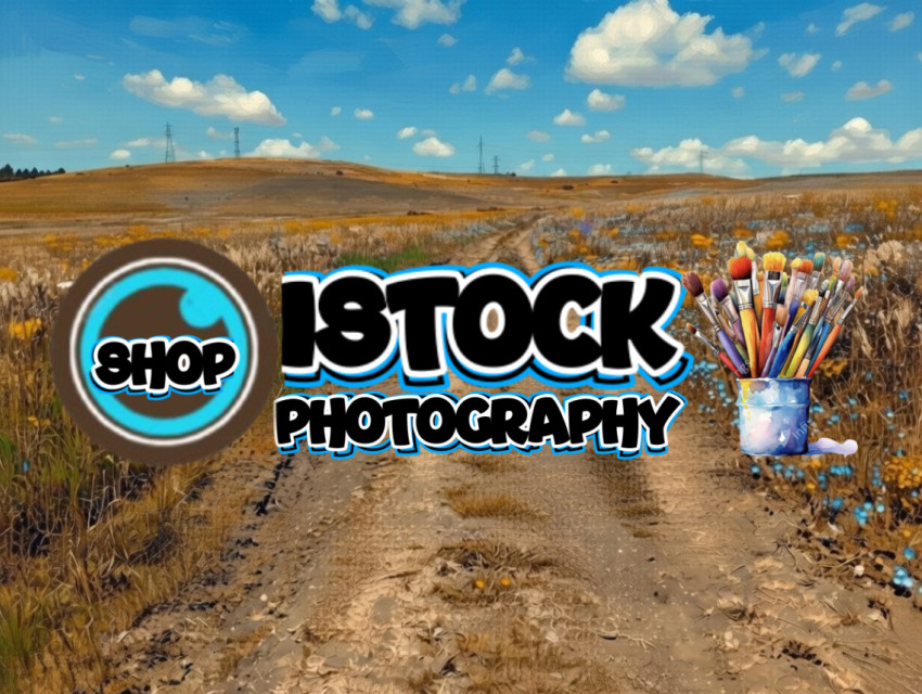 Rustic Dirt Road Through Wildflower Fields – Golden Hour Landscape Oil Painting