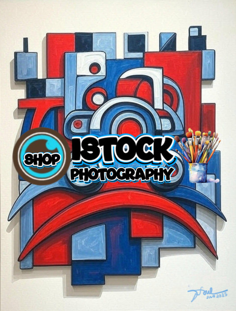 Modern Abstract Batak Gorga 1 (Oil Painting 37x50 cm Jan2025)