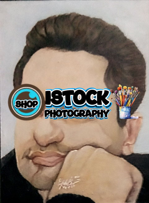 portrait one of my paintings